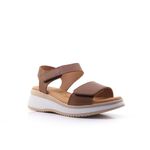 Γυναικείες Πλατφόρμες Oh! my sandals 5942 Ταμπά Δέρμα image - 1