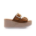 Γυναικεία Mule Oh! my sandals 6033 Ταμπά Δέρμα image - 0