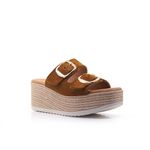 Γυναικεία Mule Oh! my sandals 6033 Ταμπά Δέρμα image - 1