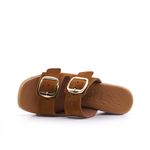 Γυναικεία Mule Oh! my sandals 6033 Ταμπά Δέρμα image - 4