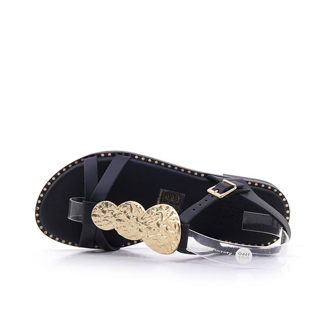 Γυναικεία Σανδάλια Oh! my sandals 5849 Μαύρο Δέρμα image - 3
