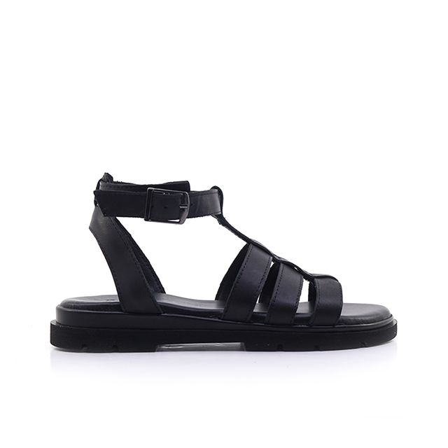 Γυναικεία Πέδιλα LadyShoes 624 Μαύρο Δέρμα main image