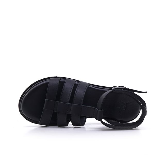 Γυναικεία Πέδιλα LadyShoes 624 Μαύρο Δέρμα image - 3