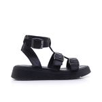 Γυναικεία Πέδιλα LadyShoes 323 Μαύρο Δέρμα image - 0