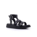 Γυναικεία Πέδιλα LadyShoes 323 Μαύρο Δέρμα image - 1