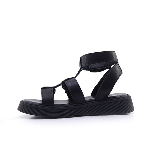 Γυναικεία Πέδιλα LadyShoes 323 Μαύρο Δέρμα image - 2
