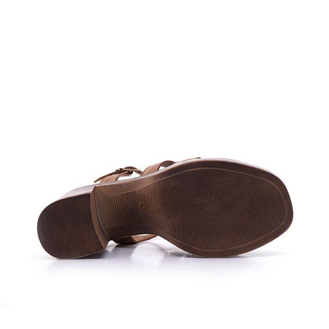 Γυναικεία Πέδιλα LadyShoes 843 Ταμπά Δέρμα image - 4