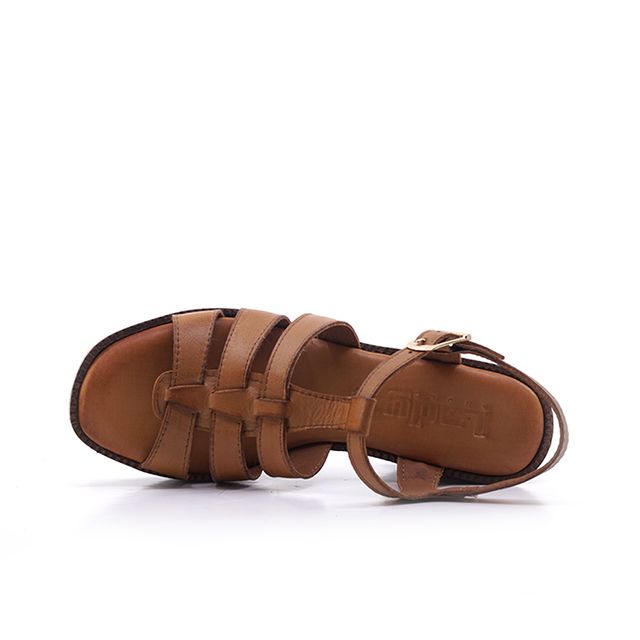 Γυναικεία Πέδιλα LadyShoes 843 Ταμπά Δέρμα image - 3