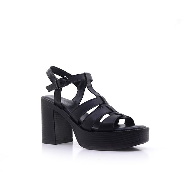 Γυναικεία Πέδιλα LadyShoes 843 Μαύρο Δέρμα image - 1