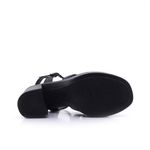 Γυναικεία Πέδιλα LadyShoes 843 Μαύρο Δέρμα image - 4