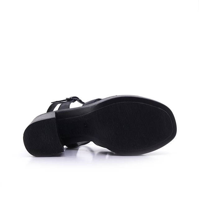 Γυναικεία Πέδιλα LadyShoes 843 Μαύρο Δέρμα image - 4