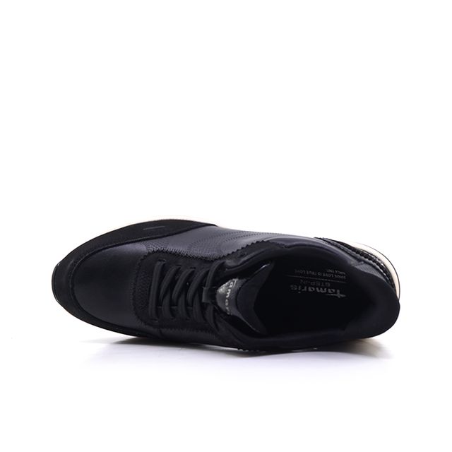 Γυναικεία Sneakers Tamaris 23716 Μαύρο Δέρμα image - 3