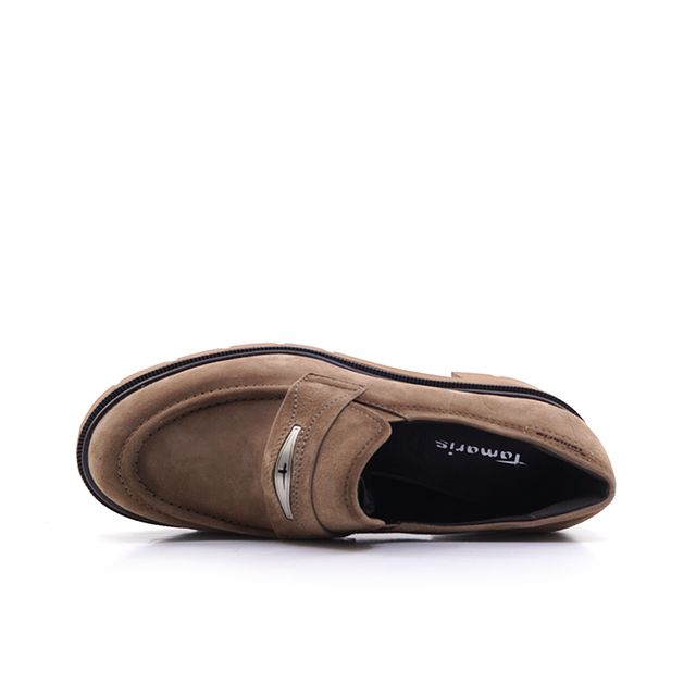 Γυναικεία Loafers Tamaris 24721 Μπεζ Δέρμα image - 3