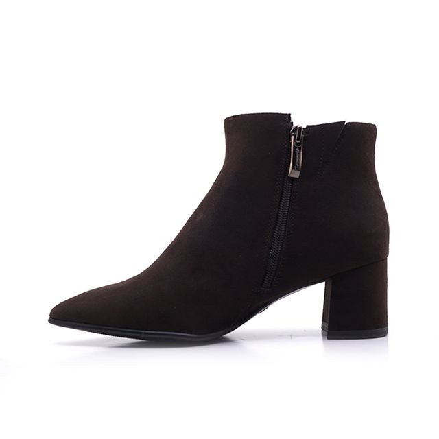 Γυναικεία Mποτάκια Tamaris 25022 Καφέ EcoLeather image - 2