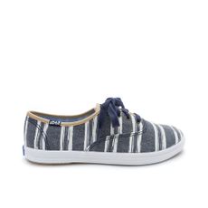 Γυναικεία Casual Keds Beach Stripe Μπλε Ύφασμα image